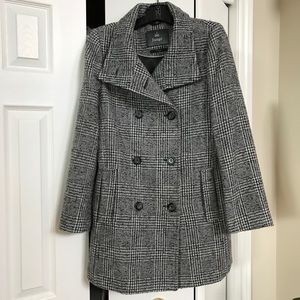 Junge Danmark wool blend plaid winter coat